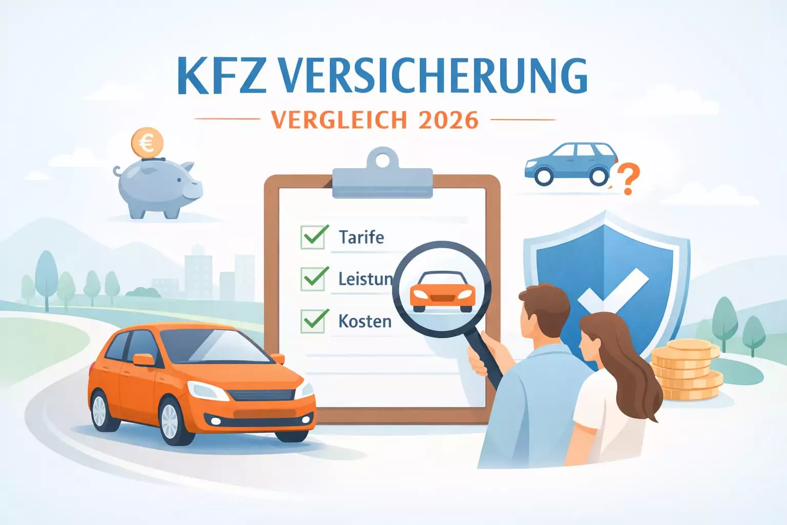 Kfz Versicherung Vergleich 2026: Der große Leitfaden für Autofahrer