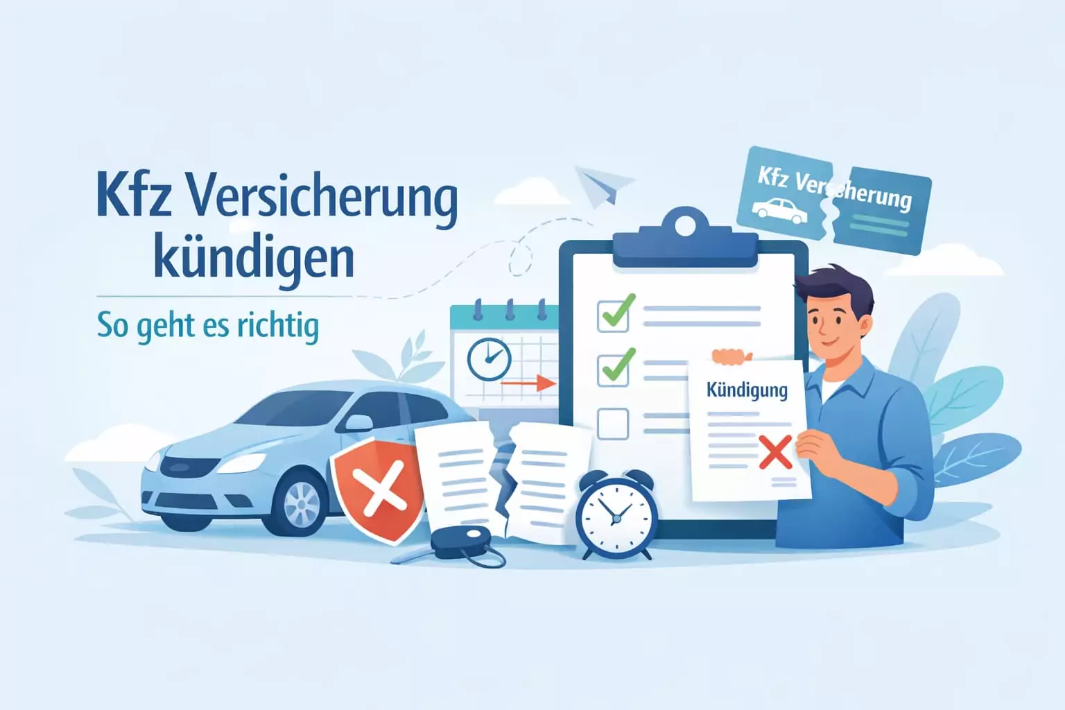 Kfz Versicherung kündigen – So geht es richtig
