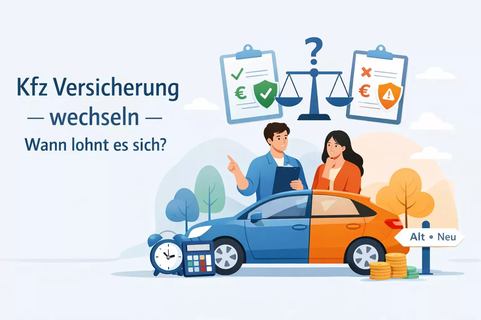 Kfz Versicherung wechseln – Wann lohnt es sich?