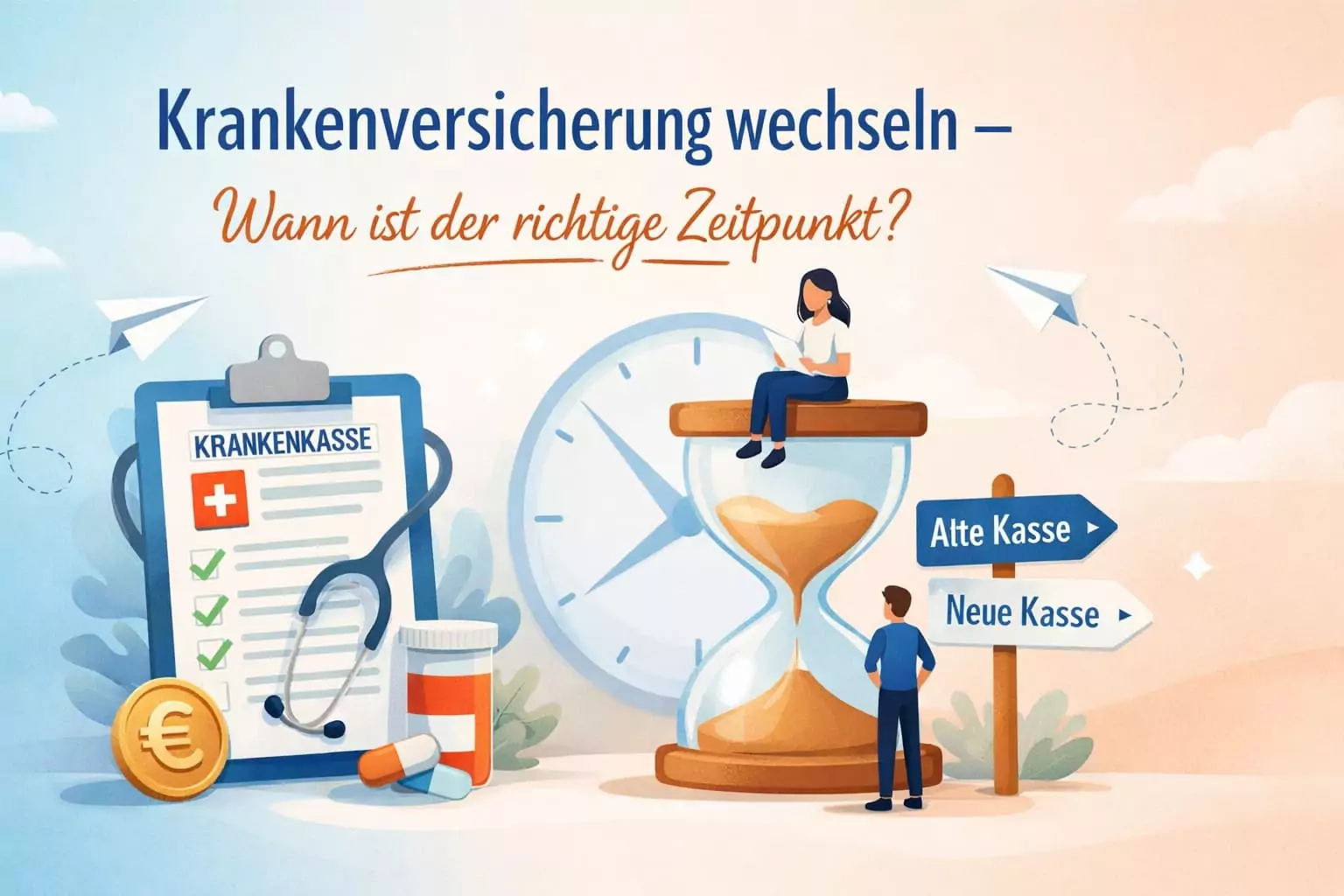 Krankenversicherung wechseln – Wann ist der richtige Zeitpunkt?