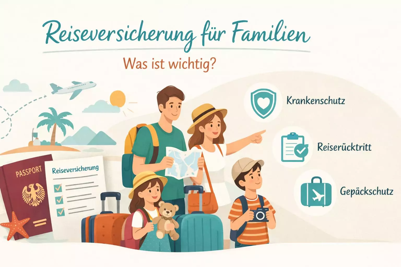 Reiseversicherung für Familien – Was ist wichtig?