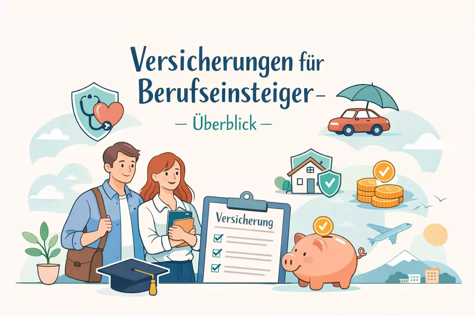 Versicherungen für Berufseinsteiger – Überblick