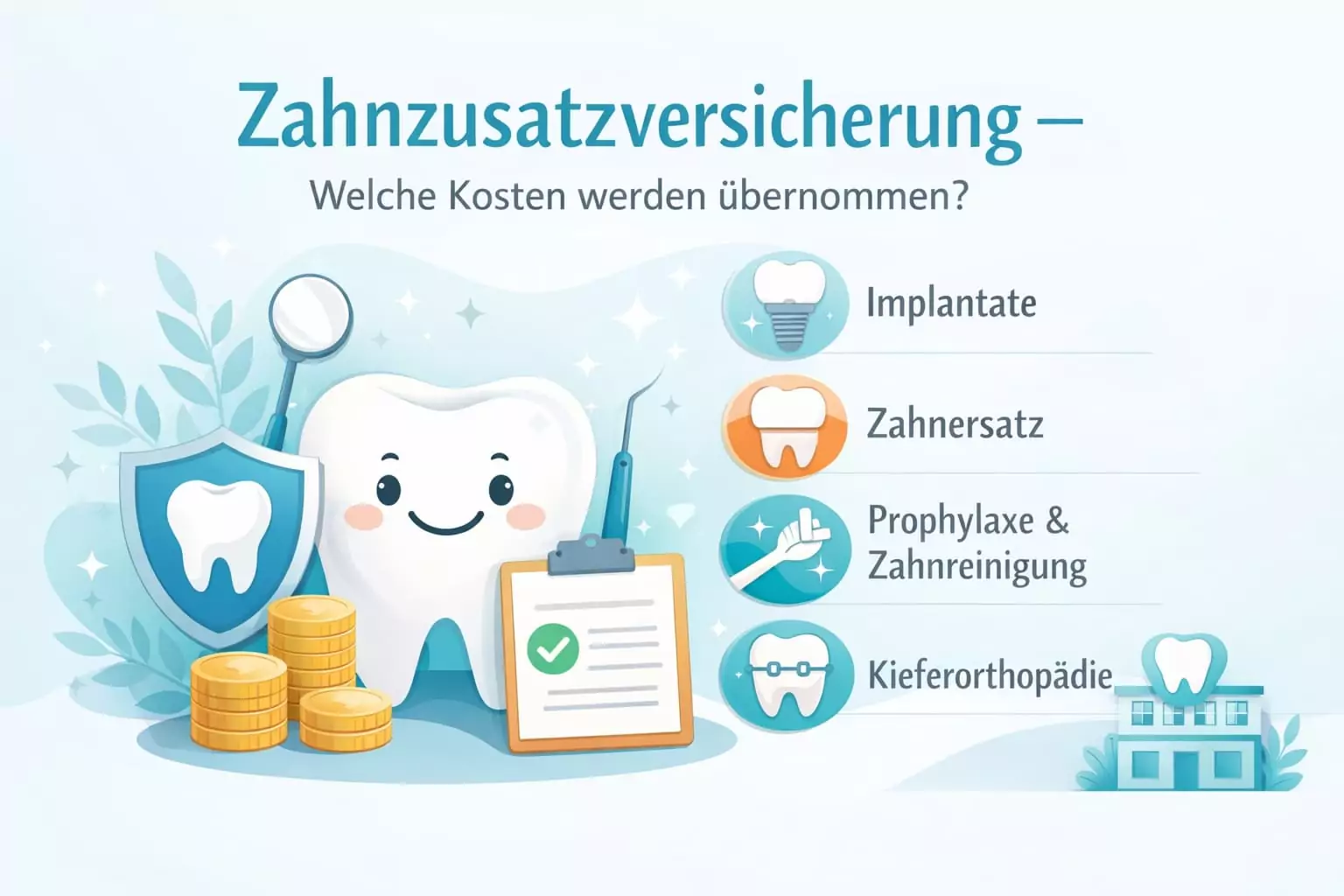 Zahnzusatzversicherung – Welche Kosten werden übernommen?