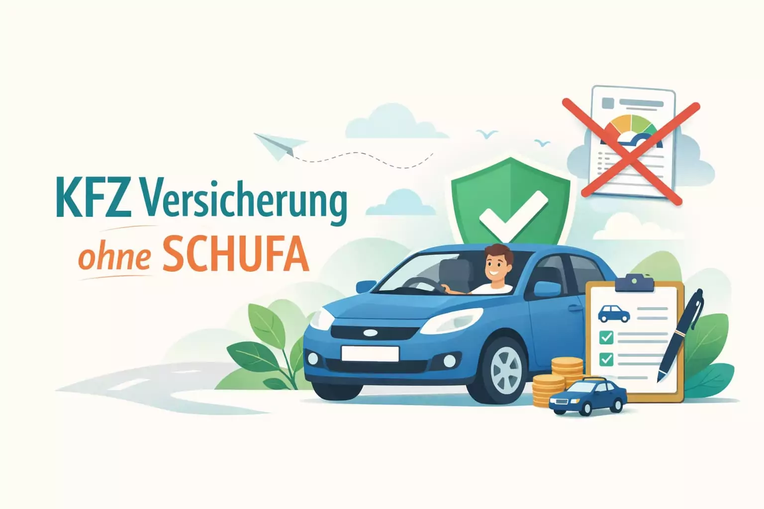 Kfz Versicherung ohne Schufa – so funktioniert es