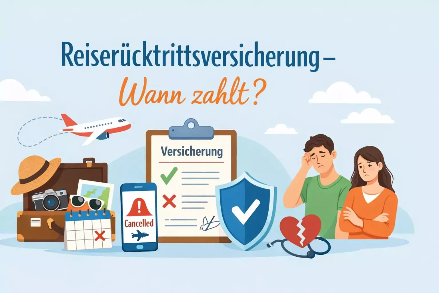 Reiserücktrittsversicherung wann zahlt im Überblick